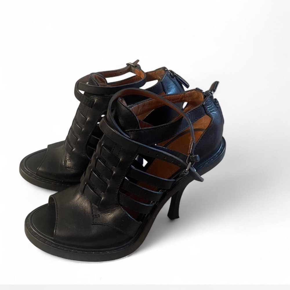 Vintage Givenchy Black Leather Heels